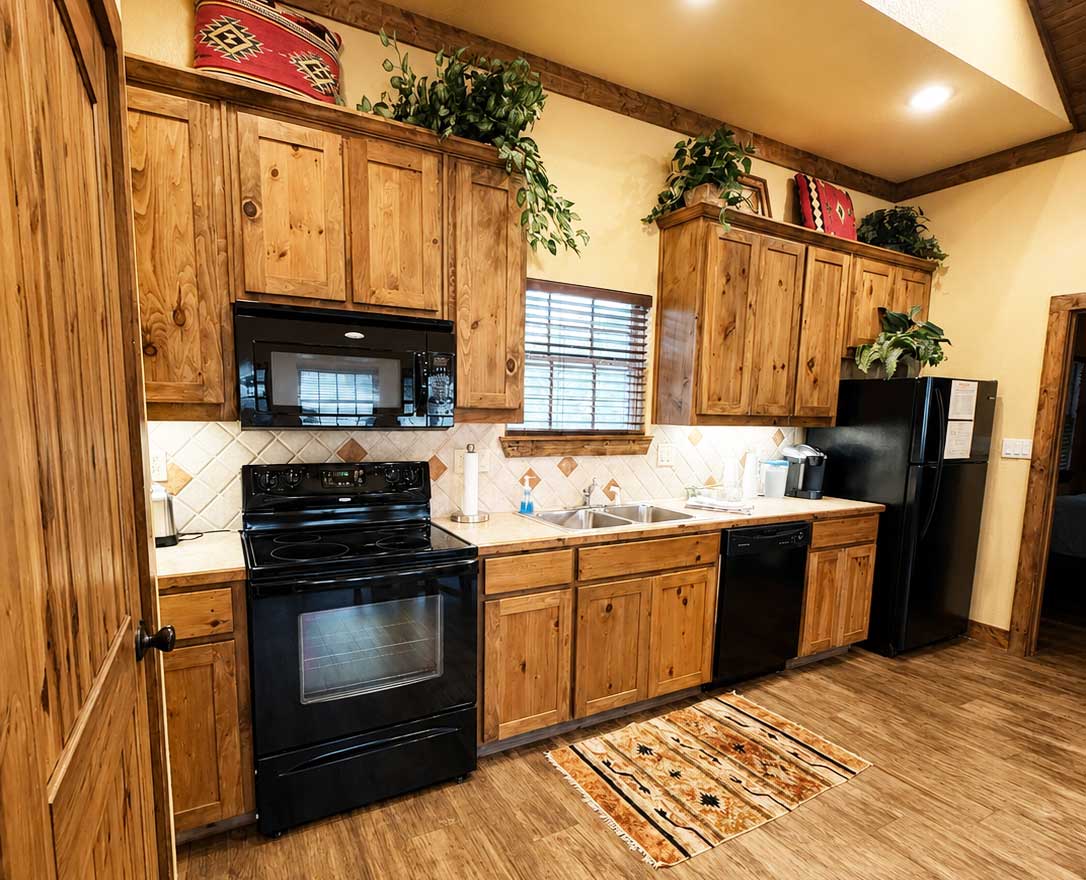 Lone Star Cabin Kitchen at Willowood Ranch | Bells, Texas Event Venue