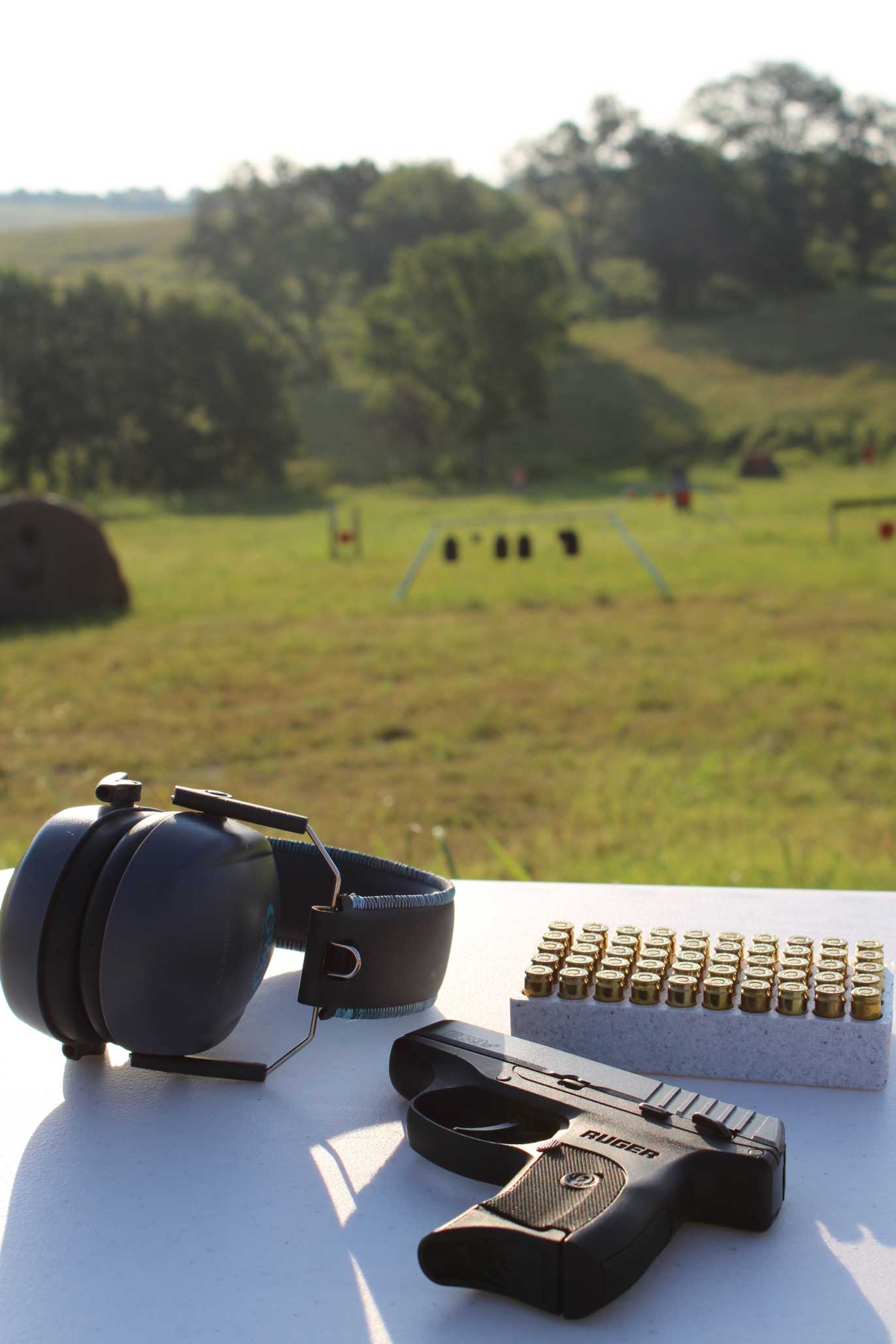 Guided Shooting Range on willowood ranch for outdoor entertainment