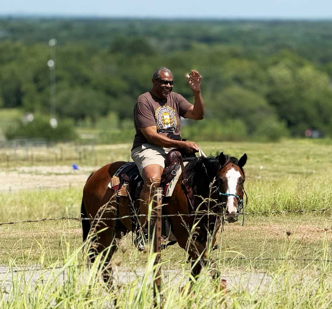 Horseback riding in North Texas, located on Willowood Ranch event venue